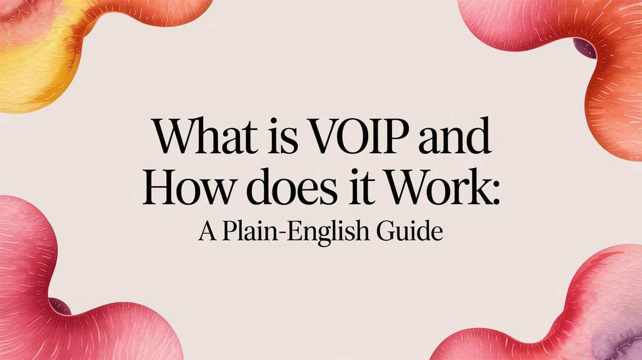 What Is VoIP and How Does It Work A Plain-English Guide