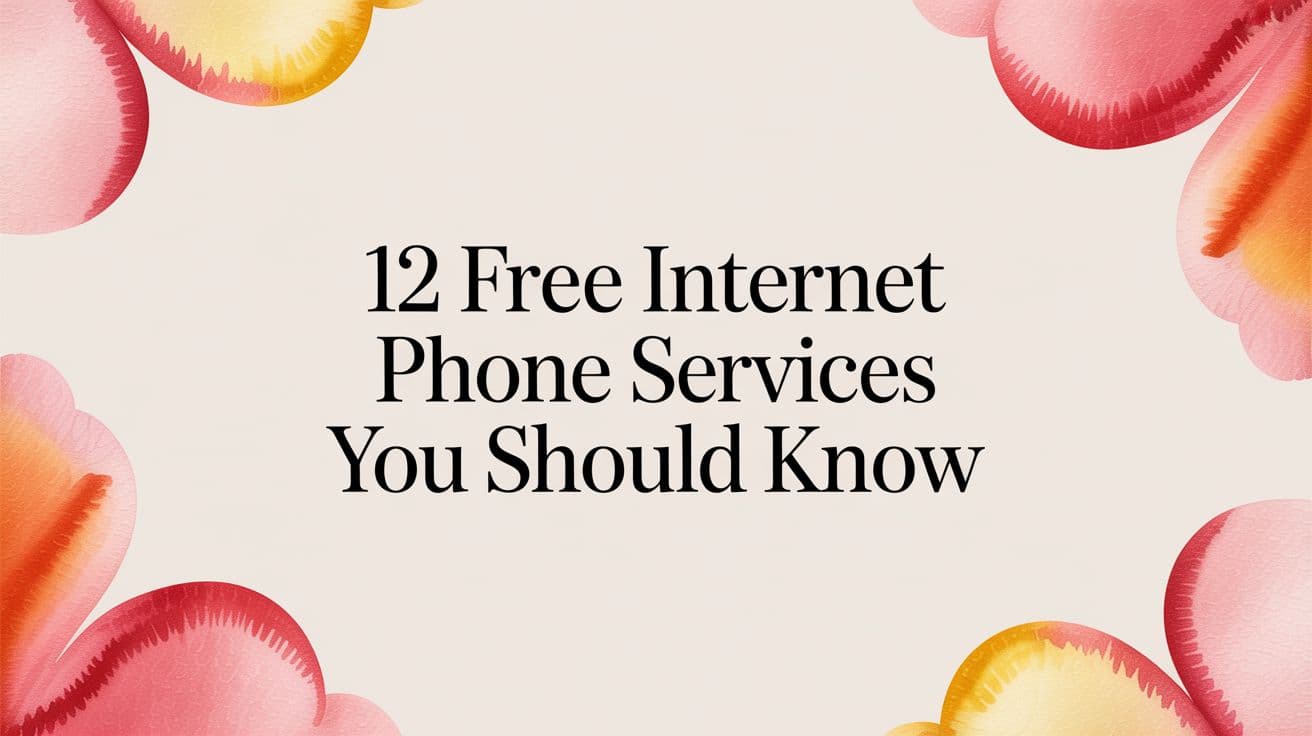 12 Free internet phone services You Should Know